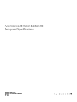 Alienware m15 Ryzen Edition R5 User guide