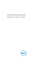 Dell OpenManage Mobile Version 1.0 (iOS) User guide