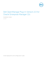 Dell OpenManage Plug-in Version 2.0 for Oracle Enterprise Manager 12c Owner's manual