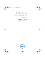Dell OpenManage Server Administrator Version 6.3 User guide