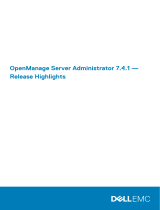 Dell OpenManage Server Administrator Version 7.4 Reference guide