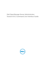 Dell OpenManage Server Administrator Version 8.0.1 Reference guide