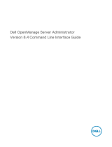 Dell OpenManage Server Administrator Version 8.4 User guide