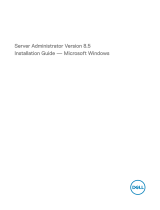 Dell OpenManage Server Administrator Version 8.5 Owner's manual