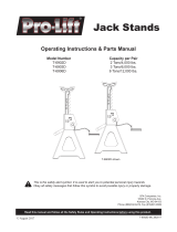 Pro-Lift T-6902D Operating Instructions & Parts Manual