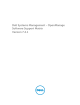 Dell OpenManage Software 7.4 Reference guide