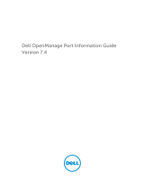 Dell OpenManage Software 7.4 Reference guide