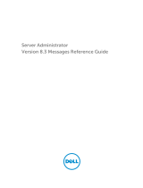 Dell OpenManage Software 8.3 Reference guide