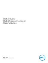 Dell P2016 User guide