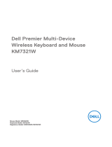 Dell Premier Multi Device Wireless Keyboard and Mouse KM7321W User guide