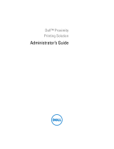 Dell Proximity Printing Solution Owner's manual