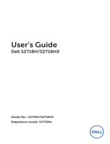 Dell S2718H/S2718HX User guide