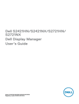 Dell S2721NX User manual