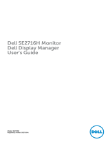 Dell SE2716H Owner's manual