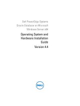 Dell Supported Configurations for Oracle Database 10g R2 for Windows User guide