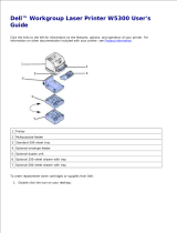 Dell W5300 Workgroup Laser Printer User guide