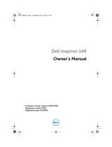 Dell Inspiron 14R SE 7420 User manual