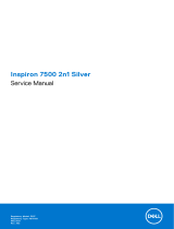 Dell Inspiron 7500 2-in-1 Silver User manual