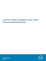 Dell Latitude 7220EX Rugged Extreme Owner's manual