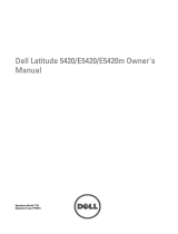 Dell Latitude E5420 Owner's manual