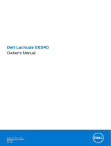 Dell Latitude E6540 Owner's manual