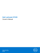 Dell Latitude E7240 Ultrabook Owner's manual