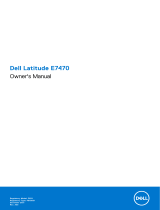 Dell Latitude E7470 Owner's manual