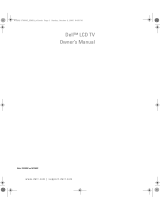Dell LCD TV W3706C Owner's manual