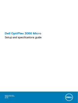 Dell OptiPlex 3060 User manual