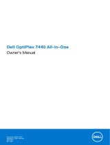 Dell OptiPlex 7440 All-In-One Owner's manual