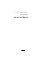 Dell PowerEdge 1950 Owner's manual