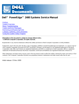 Dell PowerEdge 2400 User manual