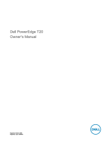 Dell PowerEdge T20 Owner's manual