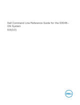 Dell PowerSwitch S3048-ON User guide