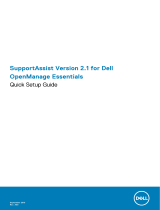 Dell SupportAssist for OpenManage Essentials Quick start guide