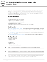 Dell W-Series 277 Access Points Owner's manual