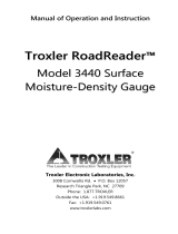Troxler RoadReader 3430 Operation And Instruction Manual