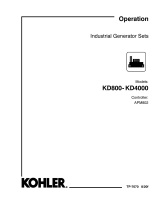 Kohler KD1600 Operating instructions