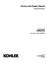 Kohler KD2500-4 Operating instructions