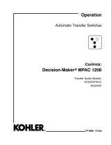 Kohler MPAC 1200 Operating instructions