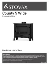 Stovax County 5 Wide Operating instructions