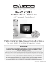 Stovax Riva2 750HL Evoke Steel User Instructions