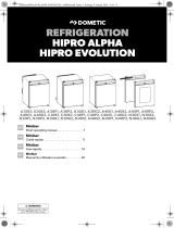 Dometic HiPro Alpha, HiPro Evolution Operating instructions