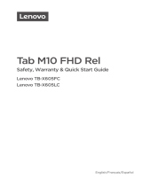 Lenovo Tab M10 FHD Rel Quick start guide