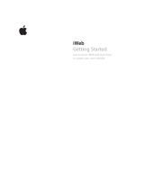 Apple iWeb Series iWeb Owner's manual