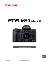 Canon EOS M50 Mark II Mirrorless Camera Vlogger Kit User manual