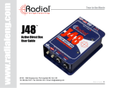 Radial Engineering Reamp Kit (J48 & X-Amp) Owner's manual