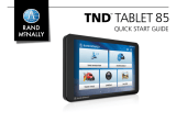 Rand McNally TND Tablet 85 Quick start guide