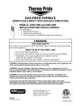 Thermo Pride GMD1-60N User manual