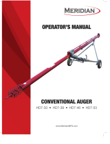 Meridian Conventional Auger Owner's manual